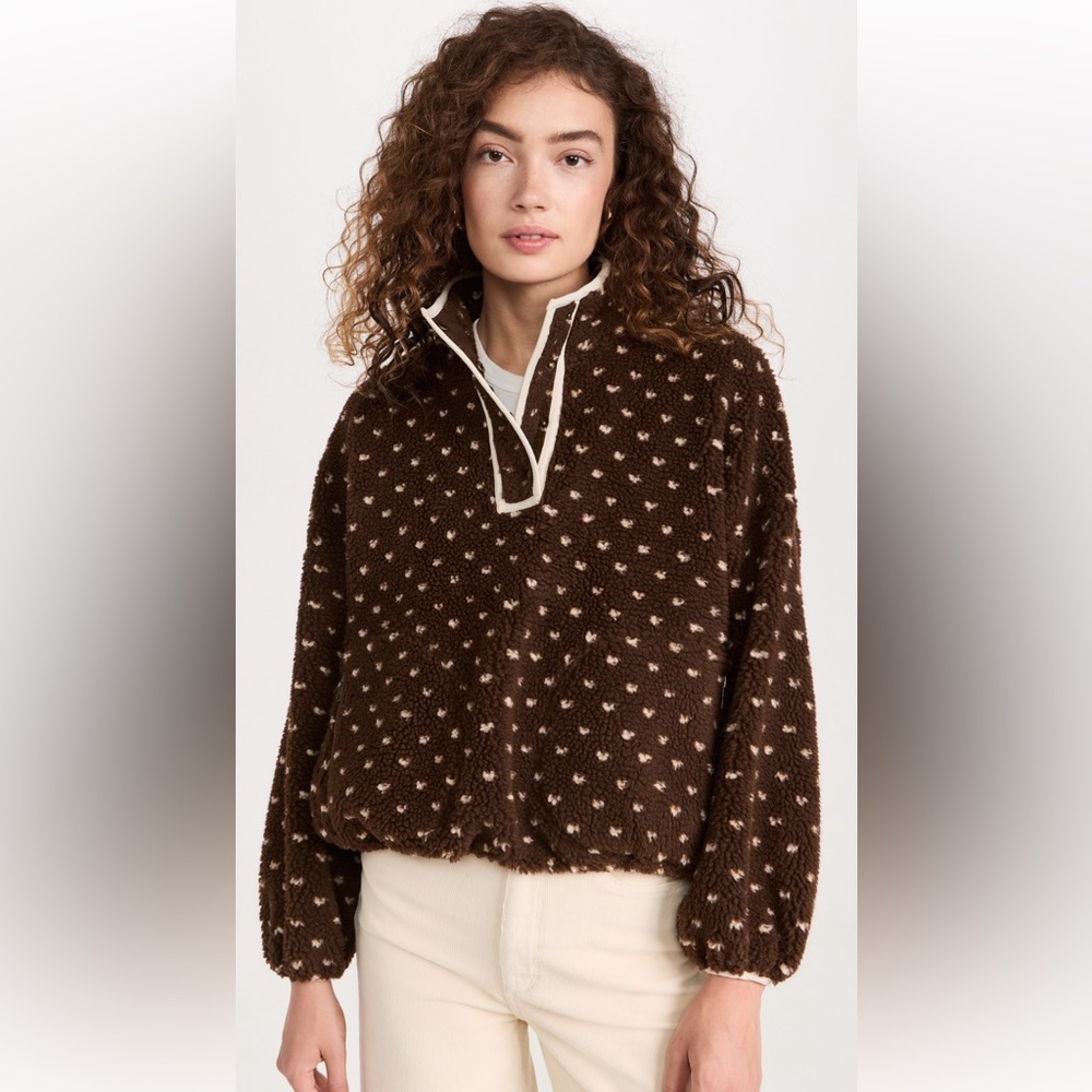 THE GREAT. The Countryside Pullover Fleece Size 2 (medium) NEW